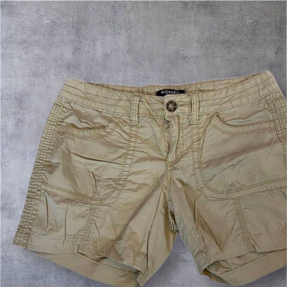Vintage Lightweight Khaki Cargo Shorts 5